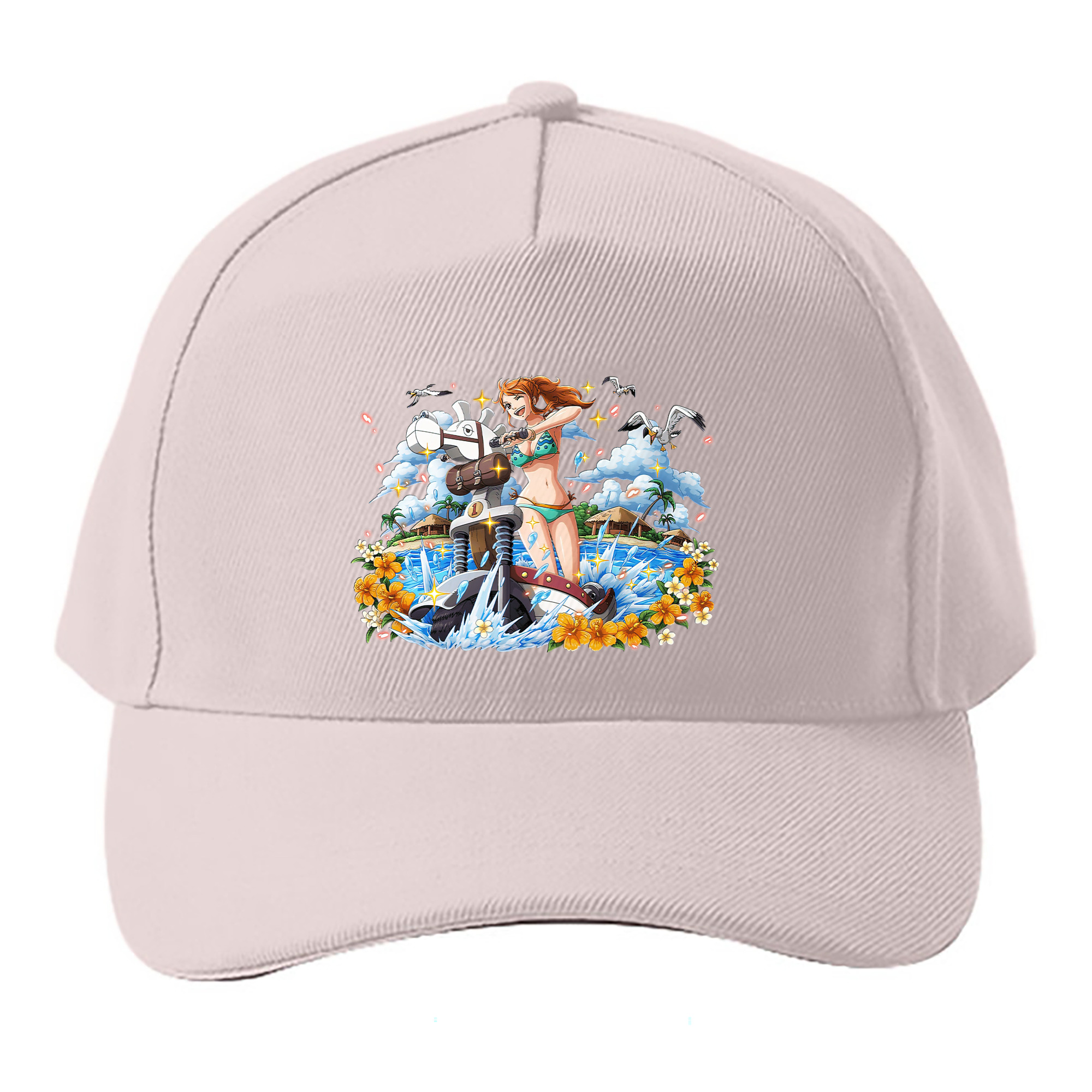 （画像用） ワンピース ナミ ONE PIECE Nami ベースボールキャップ 綿100％ 男女兼用 帽子 スポーツ